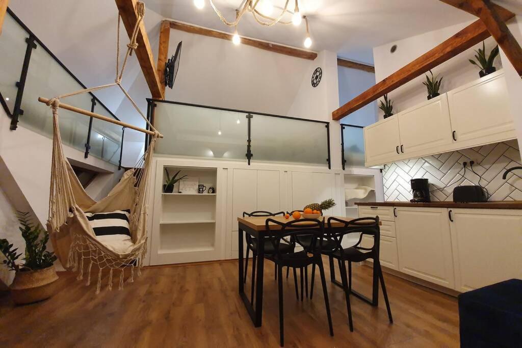 Ferienwohnung Koci Dom Loft Groß Salze Exterior foto