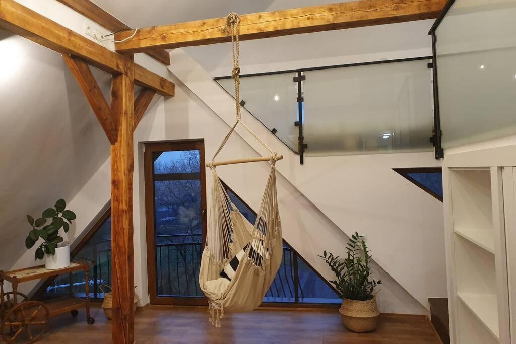 Ferienwohnung Koci Dom Loft Groß Salze Exterior foto